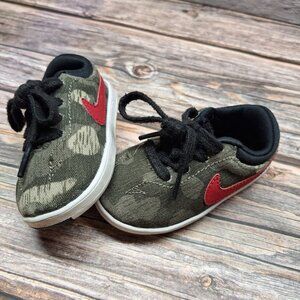 Nike Eric Koston 1 Signature‎ Model Sneakers Green Camo Kids Size 4